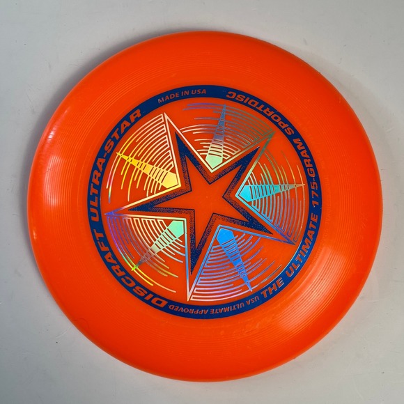 Discraft UltraStar Ultimate Frisbee Disc Orange Official USA Ultimate 175g Sport - Picture 1 of 10